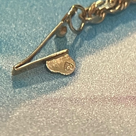 100% real 14k gold rope chain necklace 18”❤️ 6.8 grams. Not gold plated ❤️ - Picture 12 of 12